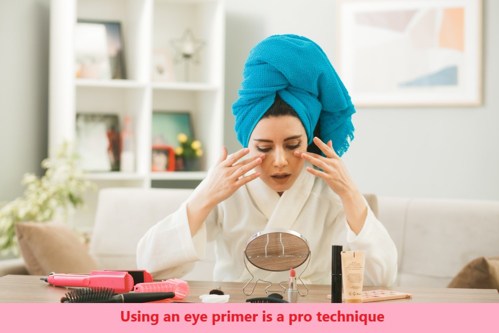 Using an eye primer is a pro technique