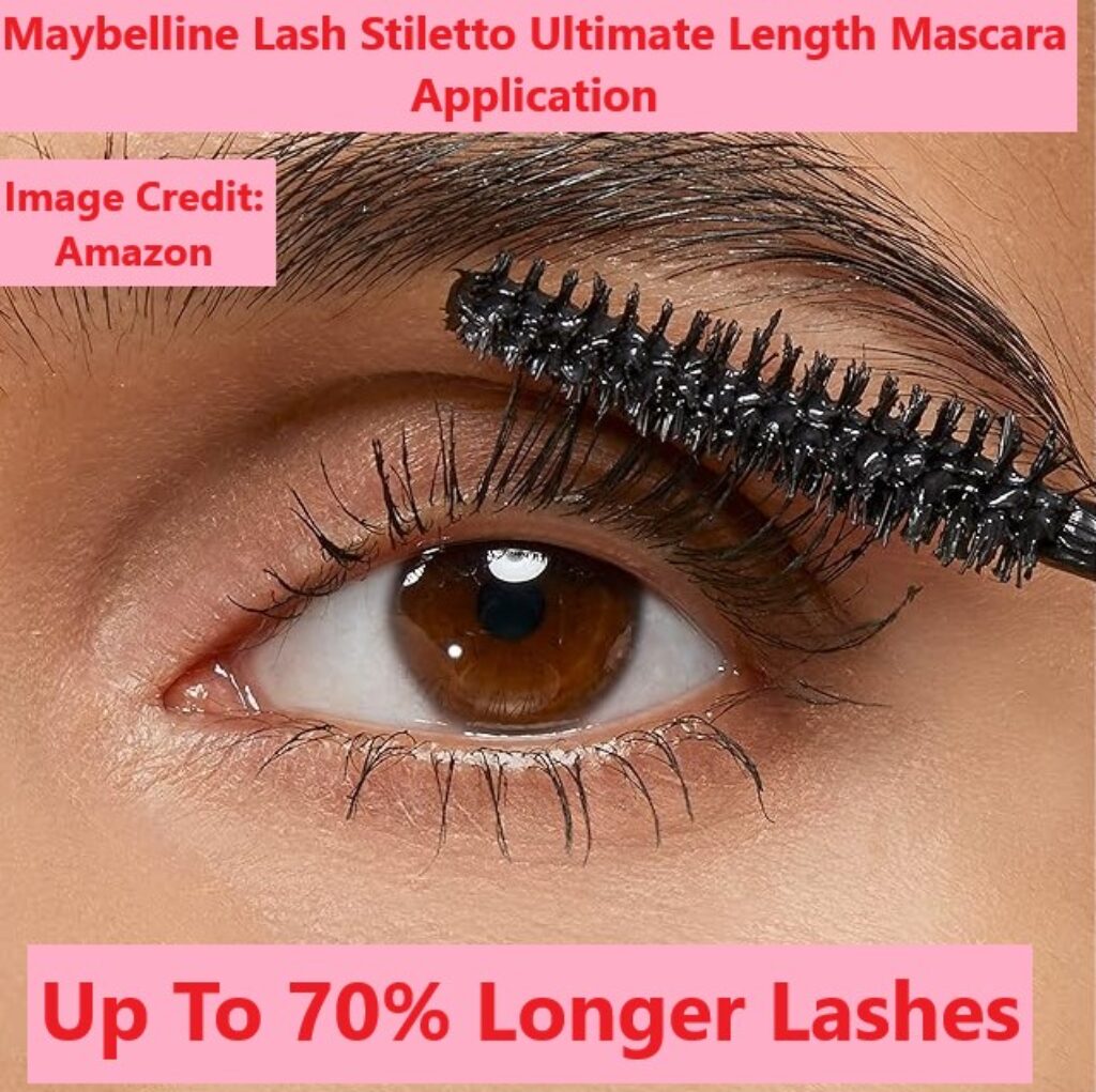 Maybelline Lash Stiletto Ultimate Length Mascara Application