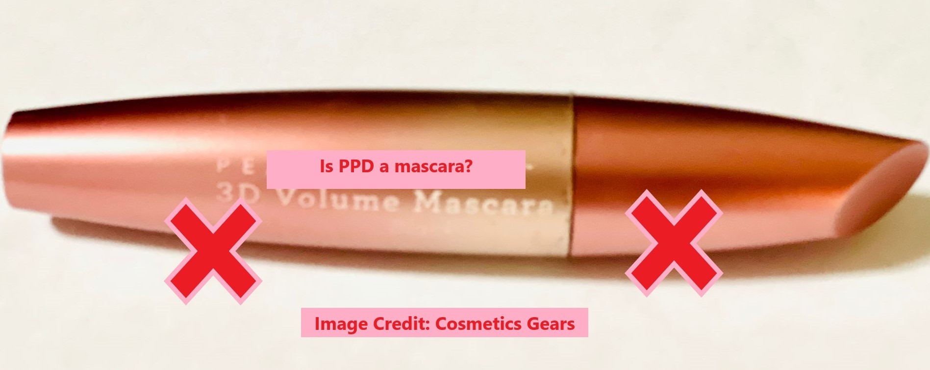 Is PPD a mascara