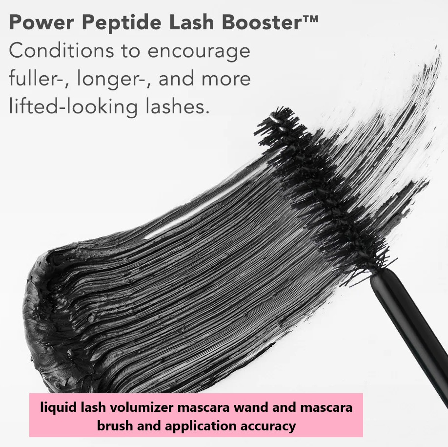 liquid lash volumizer mascara wand and mascara brush