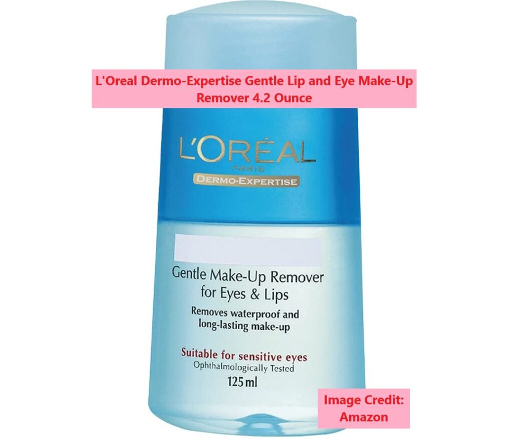 L'Oreal Dermo-Expertise Gentle Lip and Eye Make-Up Remover 4.2 Ounce