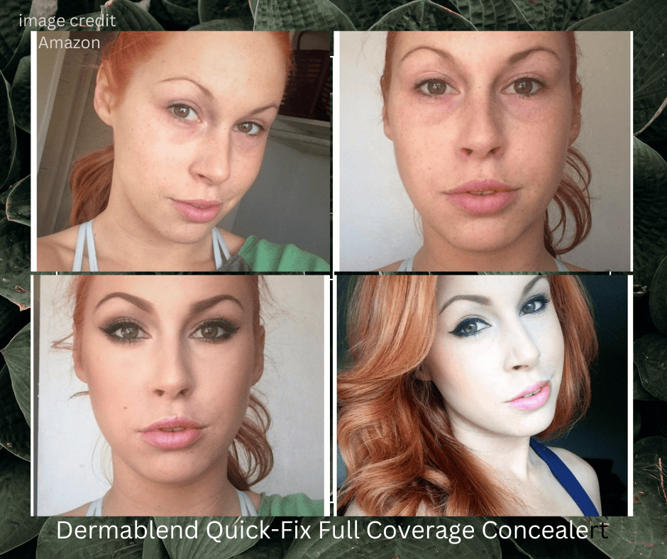 Dermablend Quick Fix Full Coverage Concealer before and after result