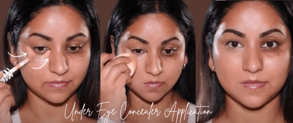 Under Eye Concealer Application