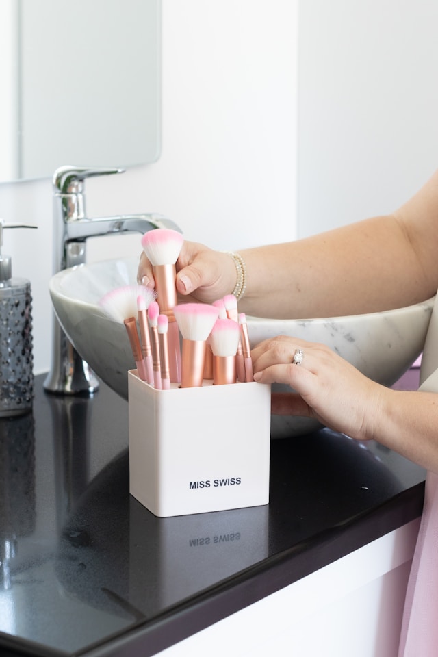 makeup brushes after cleaning