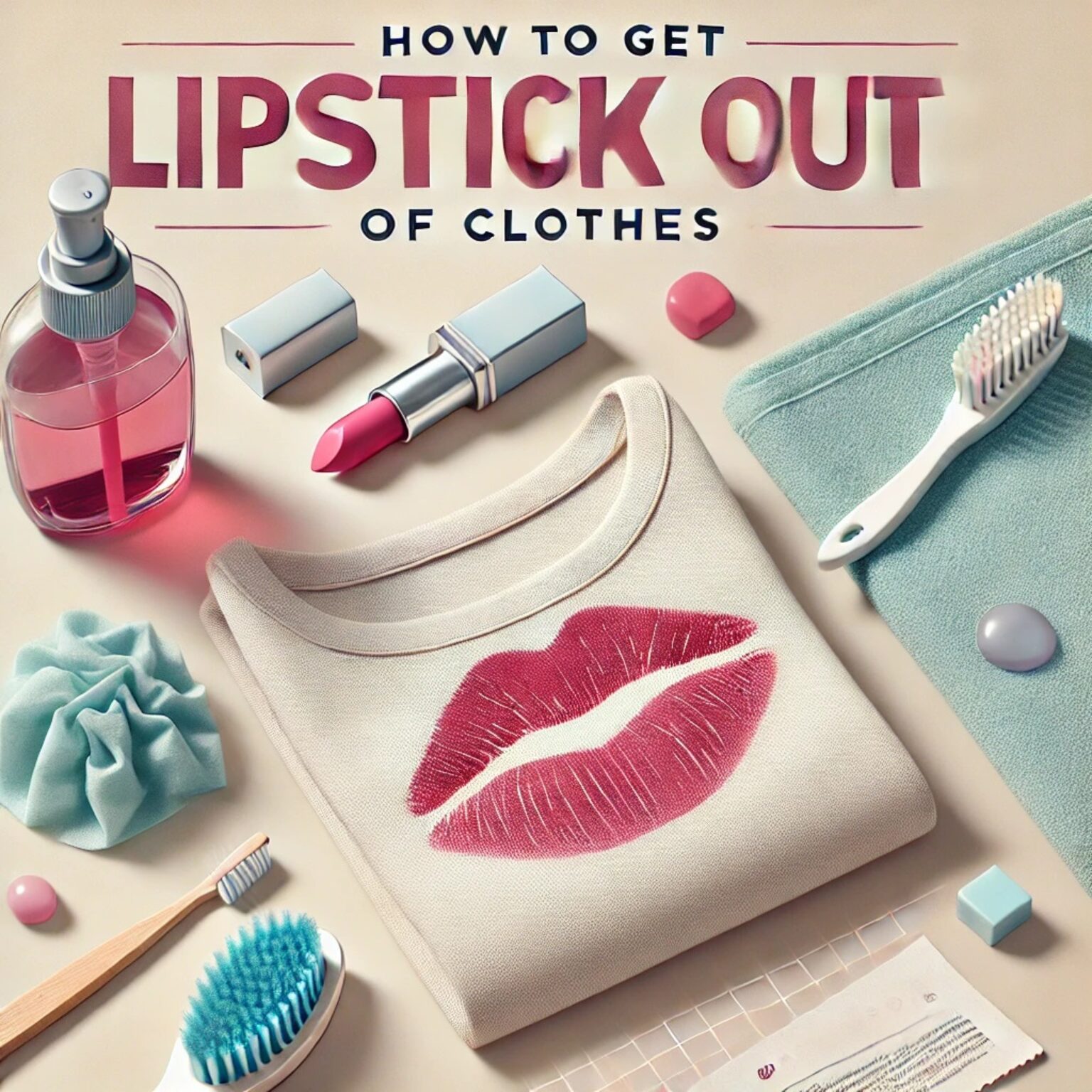 How to Get Lipstick Out of Clothes Quick and Easy Solutions